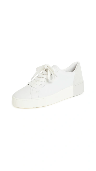 Shop Vince Bensley Sneakers In Optic White
