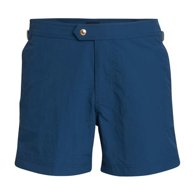 Shop Tom Ford Beachwear Shorts In Marine