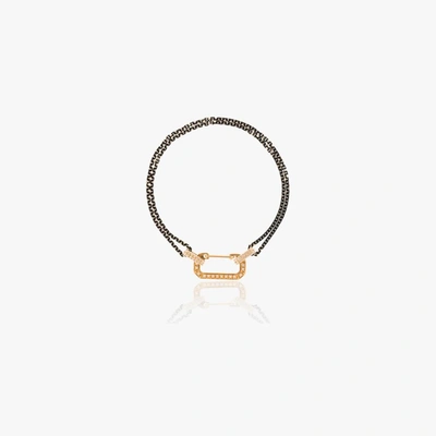 Shop Eéra 18k Yellow Gold Lucy Diamond Bracelet In Yellow Gold Black