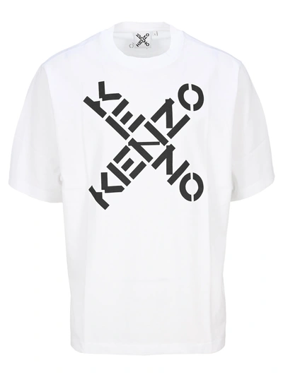 Shop Kenzo Sport Big X T-shirt In White