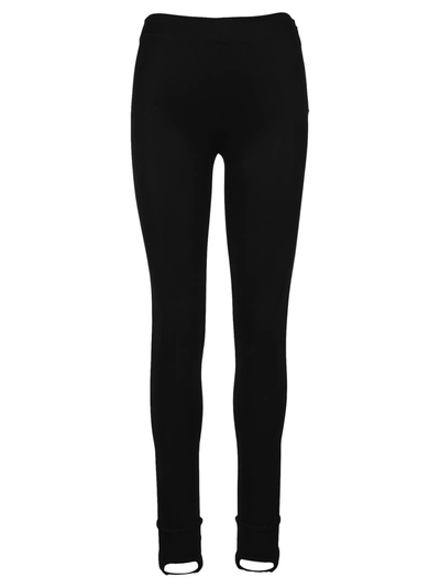 Shop Prada Stretch-fit Stirrup Leggings In Black