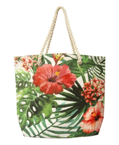 Shop Area Stars Women's Floral Vine Beach Tote Bag In Multi