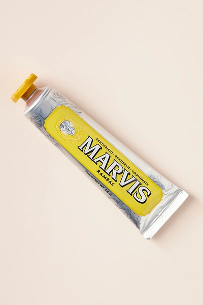 Shop Marvis Wonders Of The World Toothpaste In Yellow