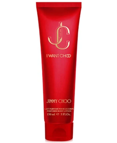 Shop Jimmy Choo I Want Choo Perfumed Body Lotion, 5-oz.