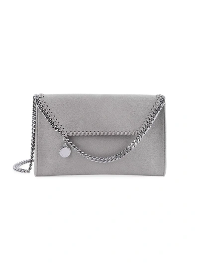 Shop Stella Mccartney Women's Mini Falabella Crossbody Bag In Ash Grey
