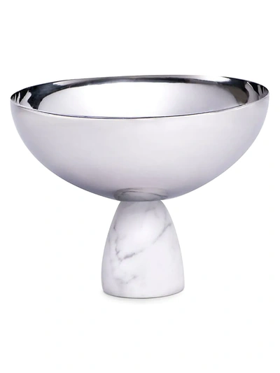 Shop Anna New York Coluna Carrara Marble & Metal Bowl