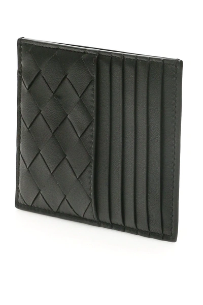Shop Bottega Veneta Unisex Intrecciato 15 Cardholder In Black