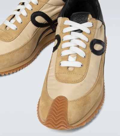 Shop Loewe Flow Runner Sneakers In Brown