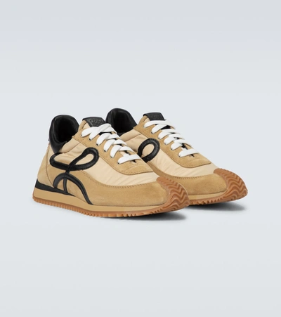 Shop Loewe Flow Runner Sneakers In Brown