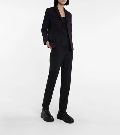 The Row Brentwood Single-breasted Blazer In Black