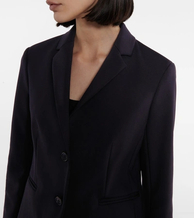 The Row Brentwood Single-breasted Blazer In Black