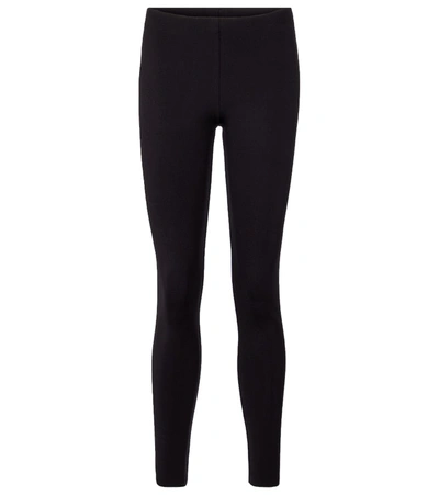 Shop The Row Woolworth Mid-rise Leggings In Black