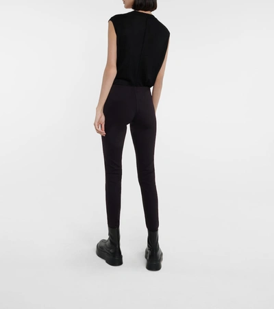 Shop The Row Woolworth Mid-rise Leggings In Black