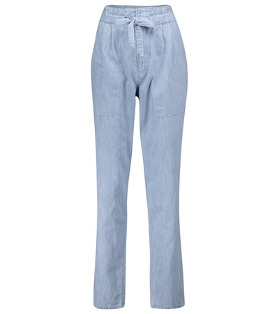 Isabel Marant Étoile Muardo Trouser In Light Blue