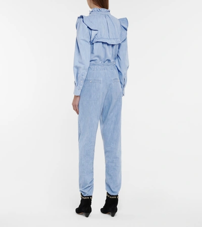 Isabel Marant Étoile Muardo Trouser In Light Blue