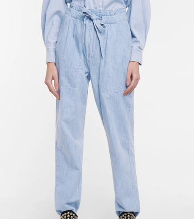 Isabel Marant Étoile Muardo Trouser In Light Blue