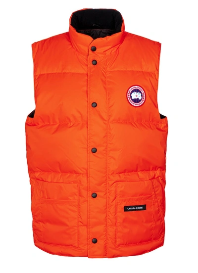 Shop Canada Goose Freestyle Down Vest In Orange