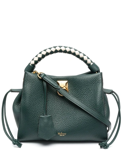 Shop Mulberry Small Iris Tote Bag In Green