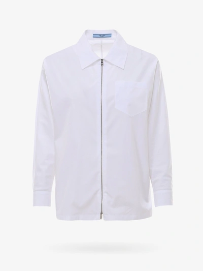 Shop Prada Shirt In White