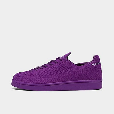Shop Adidas Originals X Pharrell Williams Superstar Primeknit Casual Shoes In Purple