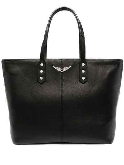 Shop Zadig & Voltaire Mick Tote Bag In Black