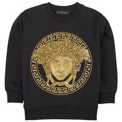 Shop Versace Black Medusa Sweatshirt
