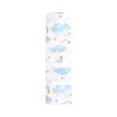 Shop Aden + Anais White Maxi Harry Potter Swaddles In Blue