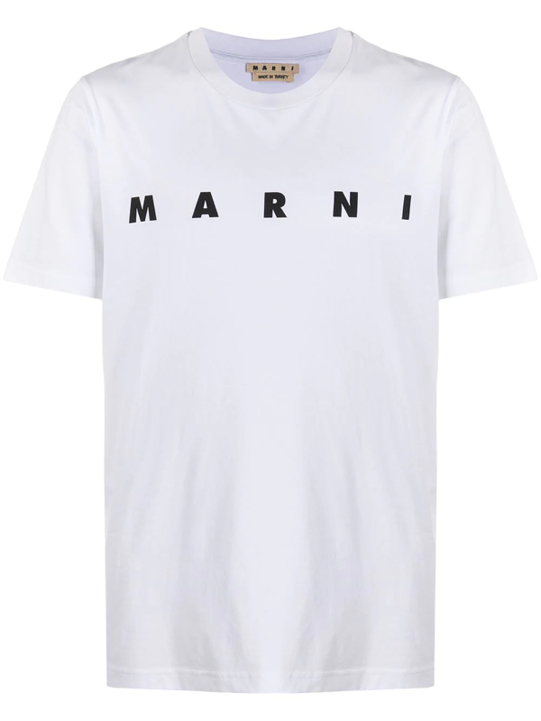 MARNI ロゴTシャツ THJET49EPH USCS11 ホワイト/ 36 MARNI ロゴTシャツ THJET49EPH USCS11 ホワイト/ 36