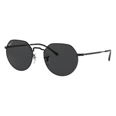 Ray Ban Rb3565 Jack Hexagonal-frame Metal And Acetate Sunglasses In Black