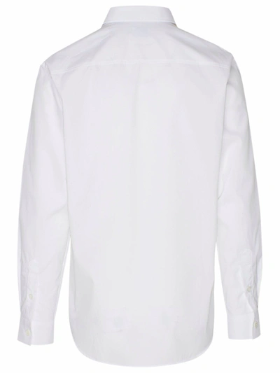 Shop Burberry Camicia Caddington Bianca In White