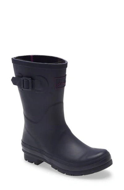Shop Joules Kelly Welly Waterproof Rain Boot In Navy