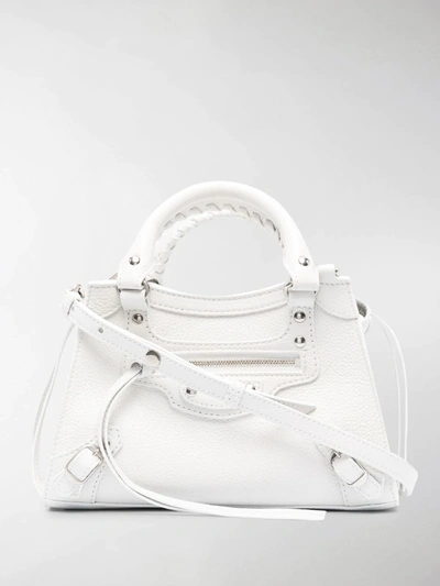 Shop Balenciaga Neo Classic City Mini Bag In White