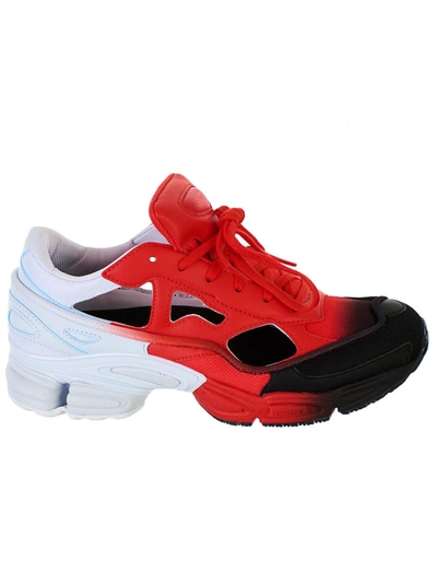 Shop Adidas Originals Red And White Replicant Ozweego Sneakers