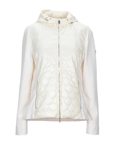 Shop Ciesse Piumini Woman Jacket Ivory Size 12 Nylon, Polyester, Elastane In White
