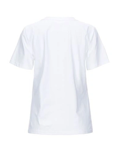Shop Alberta Ferretti Woman T-shirt White Size M Organic Cotton