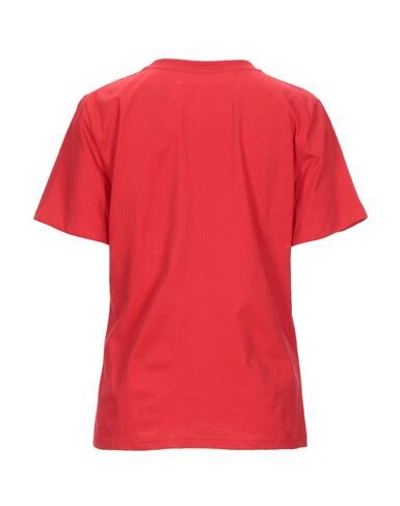 Alberta Ferretti T-shirts In Red
