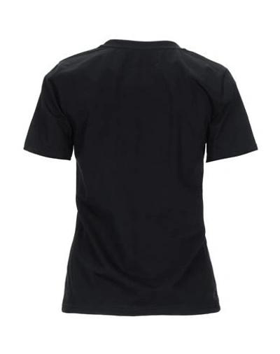 Shop Alberta Ferretti Woman T-shirt Black Size S Organic Cotton