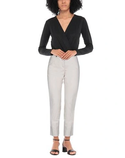 Peserico Woman Pants Ivory Size 4 Cotton, Elastane In Ivory