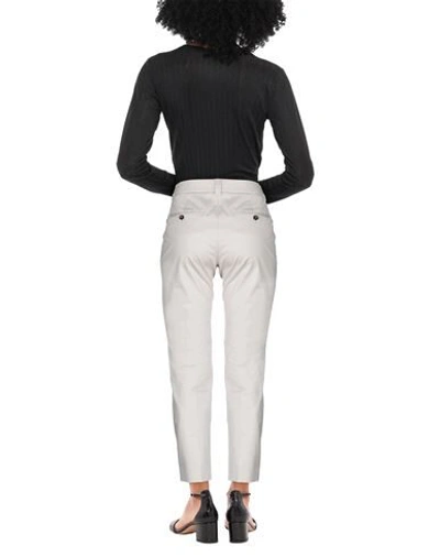 Peserico Woman Pants Ivory Size 4 Cotton, Elastane In Ivory