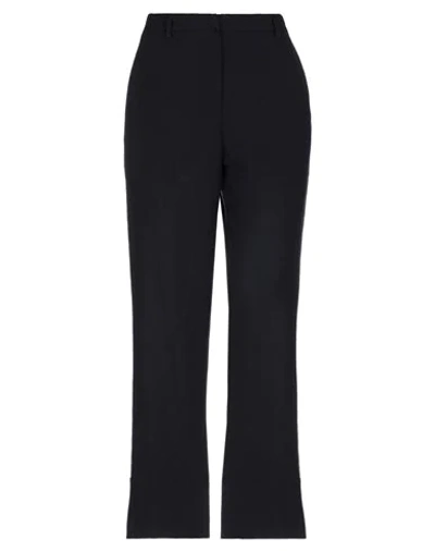 Shop Manila Grace Woman Pants Black Size 10 Viscose, Wool, Elastane