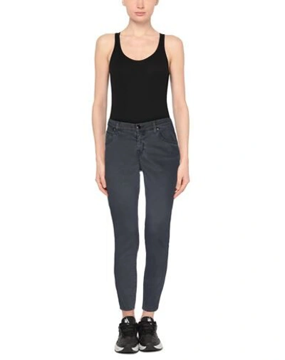 Shop Jacob Cohёn Woman Pants Lead Size 26 Lyocell, Modal, Cotton, Elastomultiester, Elastane In Grey