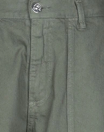 Shop Nine:inthe:morning Nine In The Morning Woman Pants Military Green Size 29 Cotton, Elastane