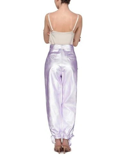 Shop Aniye By Woman Pants Light Purple Size M Polyurethane, Viscose