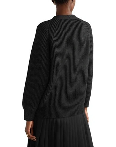 Shop Akris Woman Cardigan Black Size 12 Cashmere, Polyamide