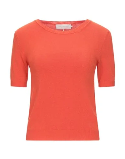 Shop L'autre Chose L' Autre Chose Woman Sweater Rust Size Xl Viscose, Acrylic, Elastane In Red