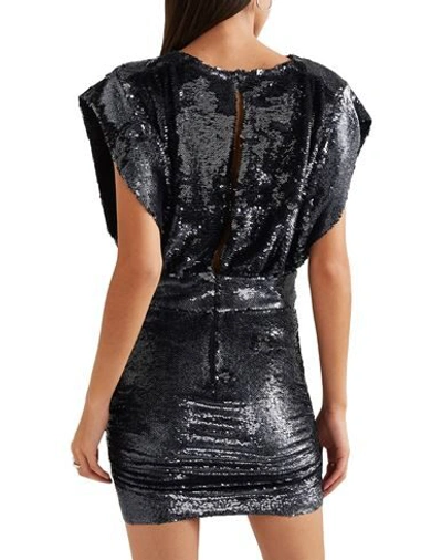 Shop Iro Woman Mini Dress Lead Size 12 Polyester, Viscose, Elastane In Grey