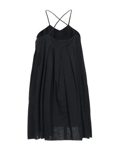 Shop Erika Cavallini Woman Mini Dress Black Size 6 Cotton