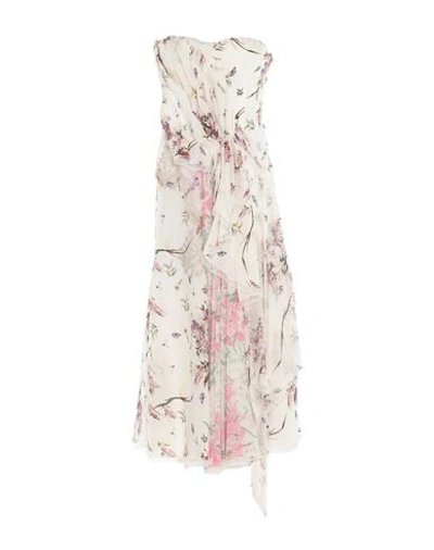 Ermanno Scervino Midi Dresses In White