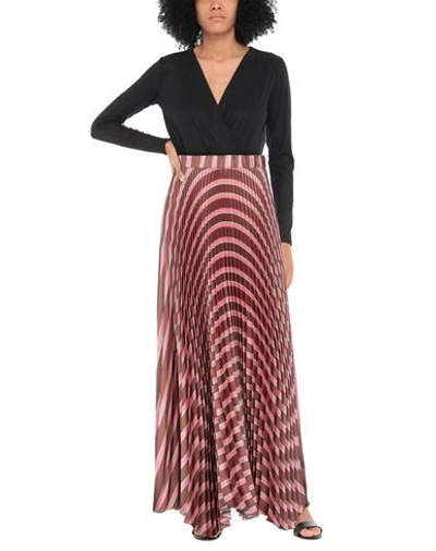 Shop Beatrice B Beatrice .b Woman Long Skirt Brown Size 2 Polyester