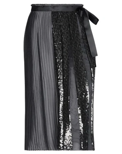 Seventy Sergio Tegon Midi Skirts In Grey